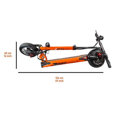 EMOVE Cruiser S - Orange Folded dimensions